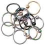 YC_jewelry 16G Surgical Steel Captive Bead Hoop CBR Earrings Belly Lip Eyebrow Nipple Helix Tragus Stud Body Piercing Jewelry