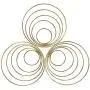 15 Pieces Metal Rings Hoops Macrame Ring for Dream Catchers and Crafts, 2 Inch, 3 Inch, 4 Inch, 5 Inch, 6 Inch (Gold)