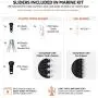 Zipper Rescue Zipper Repair Kits – The Original Zipper Repair Kit, Made in America Since 1993 (Marine)