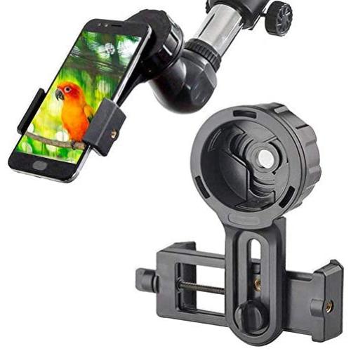 Cell Phone Adapter Mount, Cellphone Smartphone Quick Photography Adapter Mount Compatible Binocular Monocular Spotting Scope Telescope Microscope