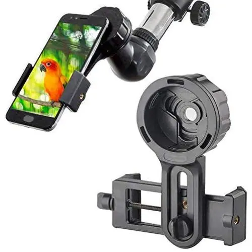 Cell Phone Adapter Mount, Cellphone Smartphone Quick Photography Adapter Mount Compatible Binocular Monocular Spotting Scope Telescope Microscope Cell Phone Adapter Mount, Cellphone Smartphone Quick Photography Adapter Mount Compatible Binocular Monocular Spotting Scope Telescope Microscope