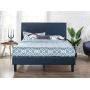 ZINUS Omkaram Upholstered Platform Bed Frame / Mattress Foundation / Wood Slat Support / No Box Spring Needed / Easy Assembly, King