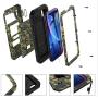 Beasyjoy iPhone XR Metal Case Heavy Duty with Screen Full Body Protective Waterproof Shockproof Drop Proof Tough Rugged Hybrid Military Grade Defender Outdoor Black (Camo)