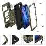 Beasyjoy iPhone XR Metal Case Heavy Duty with Screen Full Body Protective Waterproof Shockproof Drop Proof Tough Rugged Hybrid Military Grade Defender Outdoor Black (Camo)