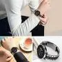 TRUMiRR Band Sets For Samsung Galaxy Watch 46mm / Galaxy Watch 3 45mm / Gear S3, 22mm Solid Stainless Steel Metal + Mesh Loop Watchband Quick Release Strap for TicWatch Pro, Fossil Mens Gen 4 Explorist HR