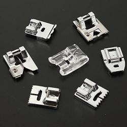 NUZAMAS [Updated] 32pcs Professional Sewing Machine Presser Feet Set, Multifunction Domestic Presser Foot Space Parts Accessories for Brother, Babylock, Singer, Janome, Kenmore, Box Packed