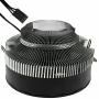 Kqiang LED CPU Fan 5 Colour 3 Pin Connector Air Cooler Heatsink Perfect Compitable with Intel LGA 1151 1150 AMD AM2+/AM3/AM3+/FM2+
