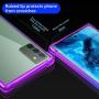 ANSIWEE Galaxy Note 20 6.7 Inch Case, Metal Ring Kickstand Work with Magnetic Car Mount Cover Reinforced Drop Protector Bumper Clear Hard Back Cases Designed for Samsung Galaxy Note 20 (Purple Blue)