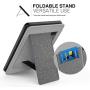 MoKo Case Fits Kindle Paperwhite (10th Generation, 2018 Releases), Lightweight PU Leather Cover Stand Shell with Hand Strap for Amazon Kindle Paperwhite 2018 E-Reader - Gray