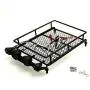 RCLions Metal RC Roof Rack with LED Light Bar for 1/10 Axial SCX10 RC Crawler Car Accessories (Black) RCLions Metal RC Roof Rack with LED Light Bar for 1/10 Axial SCX10 RC Crawler Car Accessories (Black)