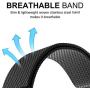 Valkit Compatible with Samsung Galaxy Watch 42mm/Galaxy Watch 3 41mm/Active 2 40mm 44mm Watch Band, 2 Pack 20mm Stainless Steel Solid Wristbands for Galaxy Watch 3 41mm/Garmin Vivoactive 3/Ticwatch E