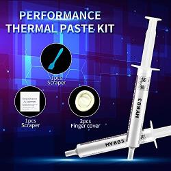 HY-883-4g CPU Thermal Paste Kit-6.5 W/MK CPU Paste Thermal Compound Heatsink Paste Silicon Grease for PC CPU GPU LED PS4.