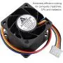 GDSTIME 40mm PWM Fan 4-Pin 12V 40x40x28mm Dual Ball Bearing High Speed Brushless DC Cooling Fans