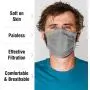 WeCare Disposable Face Mask Individually Wrapped - 50 Pack, Grey Masks 3 Ply