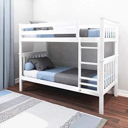 Max & Lily Bunk Bed, Twin, White