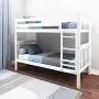 Max & Lily Bunk Bed, Twin, White Max & Lily Bunk Bed, Twin, White