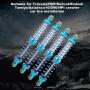 Tbest Shock Absorber Damper, 4pcs RC Update Part Metal Shock Damper + Spare Springs for TRX4 SCX10 D90 1/10 RC Crawler(120mm)
