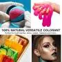 Mica Powder for Epoxy Resin - Brilliant 24 Color Shake Jar Set - Huge 240g/8.50oz Total - Cosmetic Grade All Natural Mica Pigment Powder for Lip Gloss, Makeup, Soap Making, Bath Bombs, Candle etc.