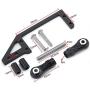 Que-T Metal Aluminum Gearbox Complete Transmission Case with Gear for 1/10 Axial SCX10 RC Car Upgrade Parts