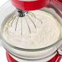 KN256WW 6-Wire Whip Attachment for KitchenAid 6 Quart Bowl-Lift Stand Mixer Accessory Replacement, Egg Cream Stirrer, Cakes Mayonnaise Stainless Steel Whisk