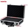 HUL 14in Two-Tone Aluminum Case with Customizable Pluck Foam Interior for Test Instruments Cameras Tools Parts and Accessories