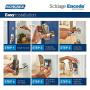 Schlage Encode Smart WiFi Deadbolt with Camelot Trim In Aged Bronze