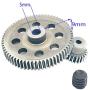 GINIHUIFISH 11184 Metal Spur Differential 64T Main Gear & 11181 21T Motor Gear RC Replacement Part for Redcat Volcano EPX HSP 1/10 Monster Truck Car
