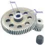 GINIHUIFISH 11184 Metal Spur Differential 64T Main Gear & 11181 21T Motor Gear RC Replacement Part for Redcat Volcano EPX HSP 1/10 Monster Truck Car GINIHUIFISH 11184 Metal Spur Differential 64T Main Gear & 11181 21T Motor Gear RC Replacement Part for Redcat Volcano EPX HSP 1/10 Monster Truck Car
