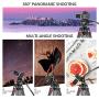 Neewer Professional Heavy Duty Video Tripod 77 inches Aluminum Alloy with 360 Degree Fluid Drag Head, Quick Shoe Plate/Bubble level for Nikon Canon DSLR Cameras Video Camcorders, Load up to 26.5 Pound
