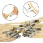 Similane 12 Pieces 6 Inch Embroidery Hoops Bamboo Circle Cross Stitch Hoop Ring for Embroidery and Cross Stitch
