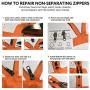 Zipper Rescue Zipper Repair Kits – The Original Zipper Repair Kit, Made in America Since 1993 (Clothing)
