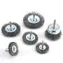TILAX Wire Brush Wheel Cup Brush Set 6 Piece, Wire Brush for Drill 1/4 Inch Arbor 0.012 Inch Coarse Carbon Steel Crimped Wire Wheel for Cleaning Rust, Stripping and Abrasive, for Drill Attachment TILAX Wire Brush Wheel Cup Brush Set 6 Piece, Wire Brush for Drill 1/4 Inch Arbor 0.012 Inch Coarse Carbon Steel Crimped Wire Wheel for Cleaning Rust, Stripping and Abrasive, for Drill Attachment