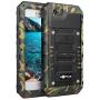 Mitywah Waterproof Case Compatible with iPhone 6/ 6S Plus,Heavy Duty Durable Metal Full Body Protective Case Built-in Screen Protection Shockproof Dustproof Rugged Military Grade Defender, Camouflage