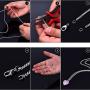 Outus 33 Feet Stainless Steel DIY Link Chain Necklaces with 20 Lobster Clasps and 30 Jump Rings for Jewelry Making (1.5 mm Wide)