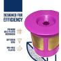Reusable K-Cup 4 Pack Gold Plated Mesh Coffee Filters For Kurig Plus 2.0 & Classic 1.0 Brewers
