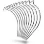 50 Pieces Stainless Steel Drywall Hooks Picture Hanger Hooks for Hanging No Nails Need Holds Up to 100lbs for Hanging Pictures,Photo,Mirrors,Frames,Clock,Shelves,or Planters for Home and Office Pack 50 Pieces Stainless Steel Drywall Hooks Picture Hanger Hooks for Hanging No Nails Need Holds Up to 100lbs for Hanging Pictures,Photo,Mirrors,Frames,Clock,Shelves,or Planters for Home and Office Pack