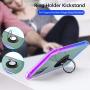 ANSIWEE Galaxy Note 20 6.7 Inch Case, Metal Ring Kickstand Work with Magnetic Car Mount Cover Reinforced Drop Protector Bumper Clear Hard Back Cases Designed for Samsung Galaxy Note 20 (Purple Blue)