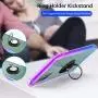 ANSIWEE Galaxy Note 20 6.7 Inch Case, Metal Ring Kickstand Work with Magnetic Car Mount Cover Reinforced Drop Protector Bumper Clear Hard Back Cases Designed for Samsung Galaxy Note 20 (Purple Blue)