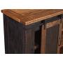Martin Svensson Home Santa Fe 70'' TV Stand | Antique Black & Aged Distressed Pine