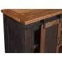 Martin Svensson Home Santa Fe 70'' TV Stand | Antique Black & Aged Distressed Pine