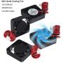 MakerFocus 4pcs 3D Printer Fan 12V, 40mm 12 Volt Fan 0.08A DC Mini Quiet Cooling Fan 40X40X10mm with 28cm Cable for 3D Printer, DVR and Other Small Appliances Series Repair Replacement