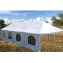 DELTA Canopies 40x20 PVC Frame Tent White - Wedding Party Canopy Shelter