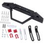 Hobbypark Metal Front Bumper with D-Ring Tow Shackles for Axial SCX10 1/10 Scale RC Rock Crawler Hop-Ups Upgrade Parts