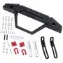 Hobbypark Metal Front Bumper with D-Ring Tow Shackles for Axial SCX10 1/10 Scale RC Rock Crawler Hop-Ups Upgrade Parts