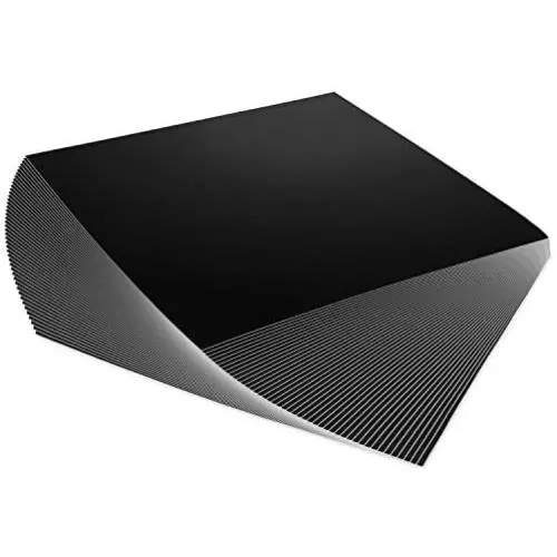 Permanent Matte Black Vinyl Sheets Better Than Vinyl Rolls - EZ Craft USA - 12'' x 12'' - 40 Matte Adhesive Backed Sheets Work with Cricut and Other Cutters Permanent Matte Black Vinyl Sheets Better Than Vinyl Rolls - EZ Craft USA - 12'' x 12'' - 40 Matte Adhesive Backed Sheets Work with Cricut and Other Cutters