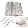 Nose Bridge Strips for Mask, 100 Pieces Aluminum Strips Nose Wire, Adjustable 90MM Metal Flat Nose Clips Wire for DIY Face Mask Making Accessories (100)