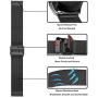 Band Sets for Samsung Galaxy Watch 46mm / Galaxy Watch 3 45mm / Gear S3, TRUMiRR 22mm Solid Stainless Steel Metal + Mesh Loop Strap Quick Release Watchband Replacement for TicWatch Pro 3, Fossil Mens Gen 4 Explorist