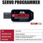 AGFRC 40KG Waterproof Steering-Digital-Servo High-Torque - Programmable Metal Gear Brushless Servo for 1/10 RC Model, Control Angle 180° (A73BHLW&AGF-SPV2)
