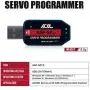 AGFRC 40KG Waterproof Steering-Digital-Servo High-Torque - Programmable Metal Gear Brushless Servo for 1/10 RC Model, Control Angle 180° (A73BHLW&AGF-SPV2)