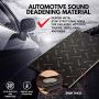 Second Skin Damplifier Pro Premium Car Sound Deadening Material (2mm) – Butyl Rubber Auto Sound Deadener Mat (13.67 Sq Ft, 8 Sheets) – Made in The USA